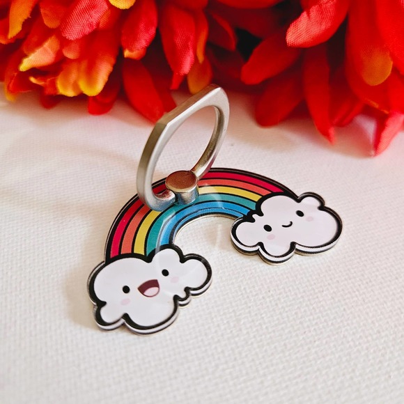 2" Cute Enamel Cellphone Mobile Ring Stands Holders with 360 Degree Ring Rotat - Picture 11 of 16